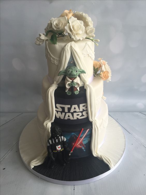 Star Wars wedding cake