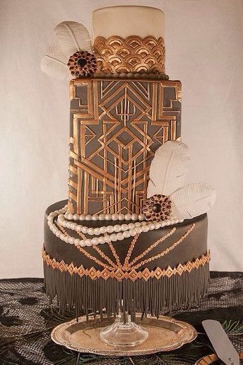 Great Gatsby Wedding Cake